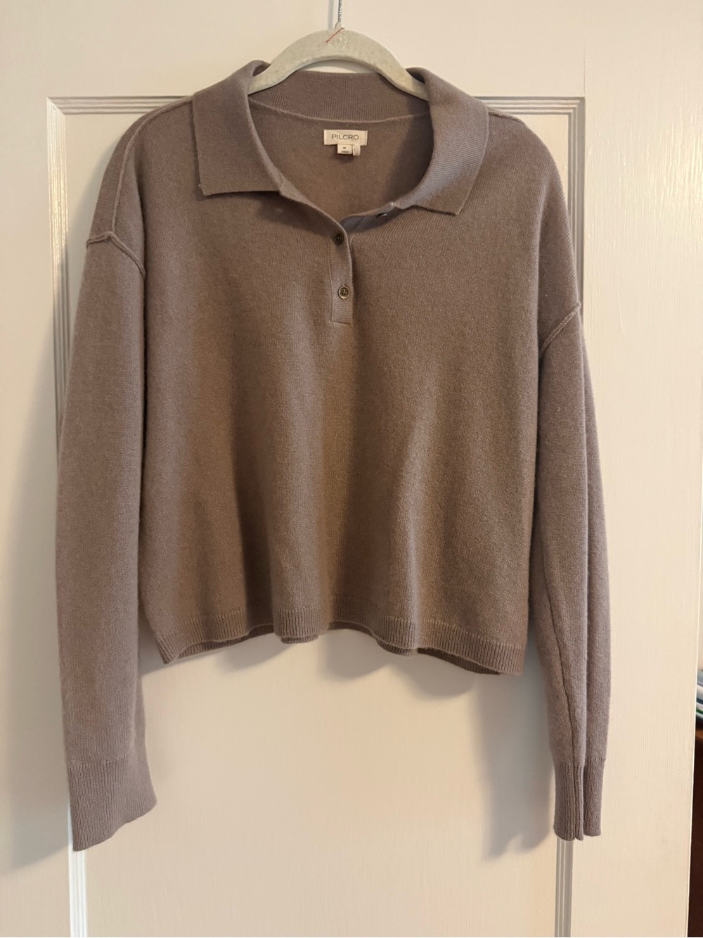 100% cashmere Polo Sweater